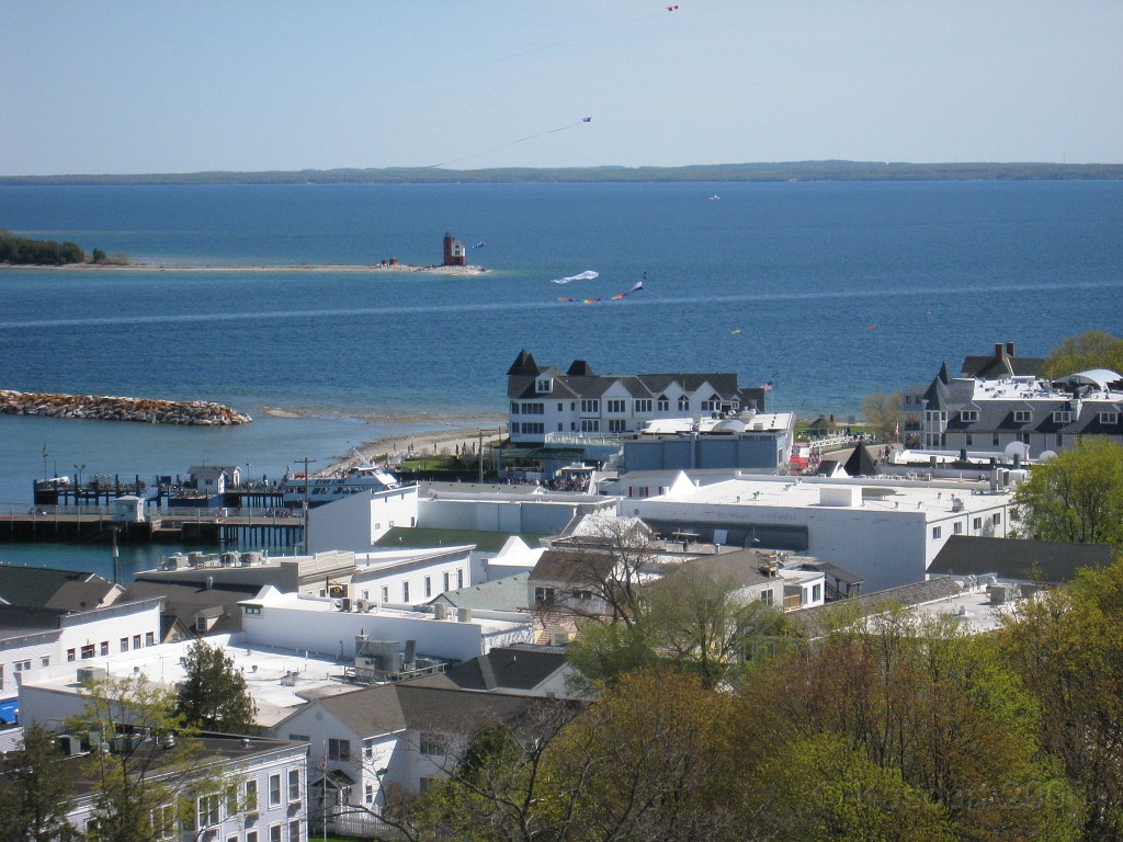 Mackinaw Island Area May 2008 0805.jpg - May 24 2008 a trip to Mackinac City for a 5 M race and a visit to Mackinac Island. A day to the UP, Paradise, Whitefish Point and Tahquamen Falls. This was followed by trips to Petoskey and Charlevoix.